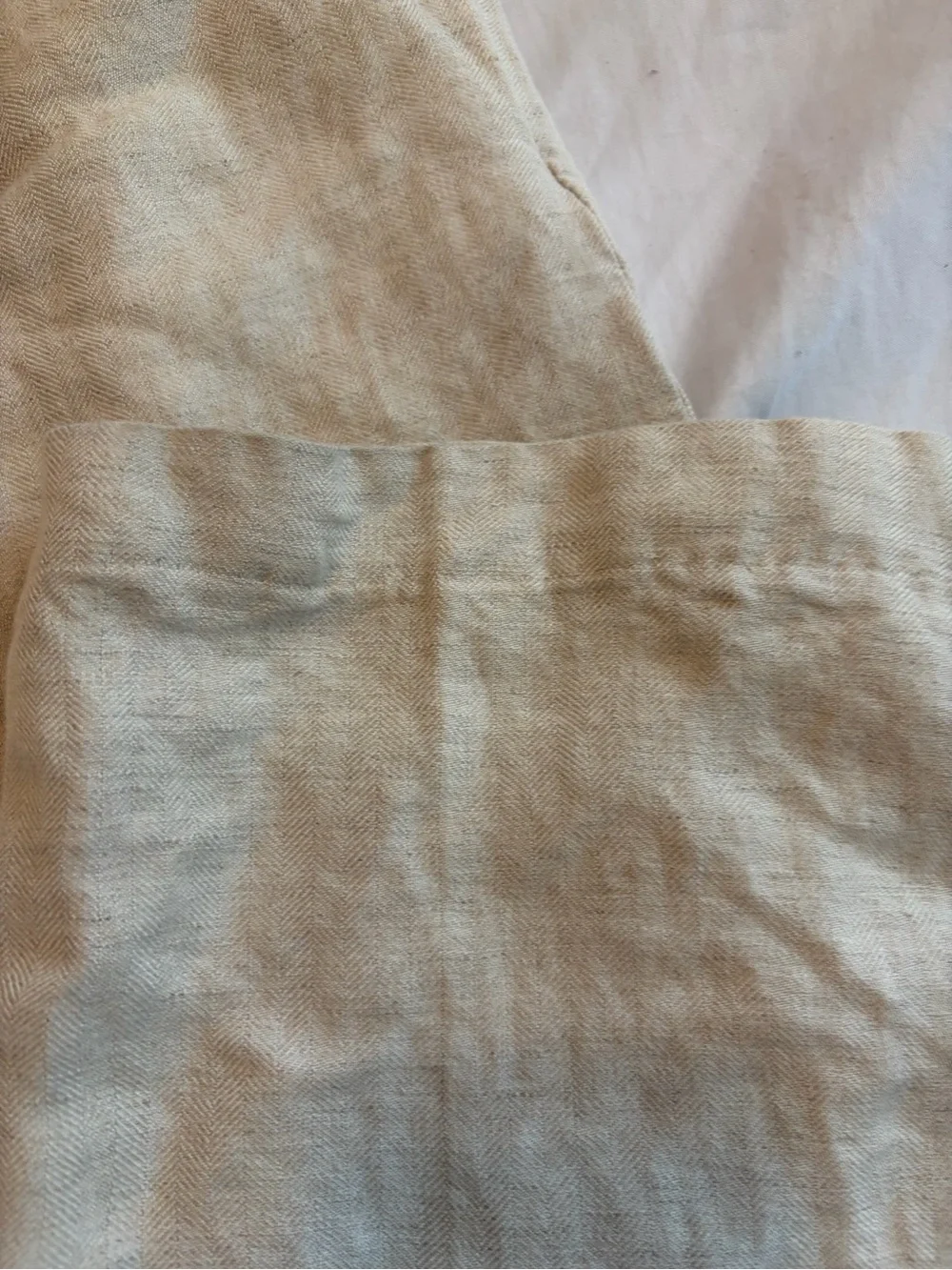 Cubavera Men's Linen Blend Pants in Cream Sizse 34x32